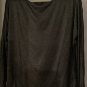 Old Navy Silver and Black Dolman Sleeve T